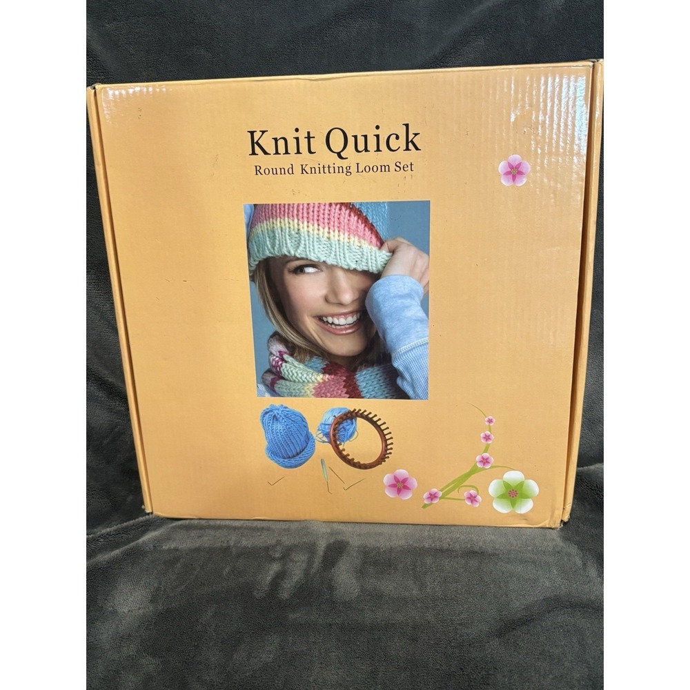 READAEER Round Knitting Looms Set Craft Kit Tool with Hook Medium, Multicolor‎